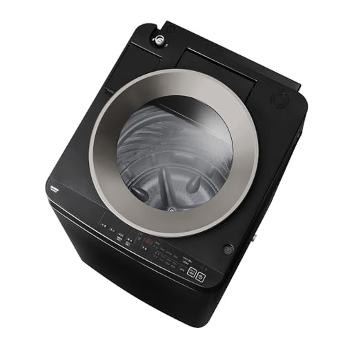 【Amazon.co.jp限定】 アイリスオーヤマ 洗濯機 8.0kg ブラック OSH TNI-80A2-B ガチ落ち極渦洗浄 デザインモデル 新生活